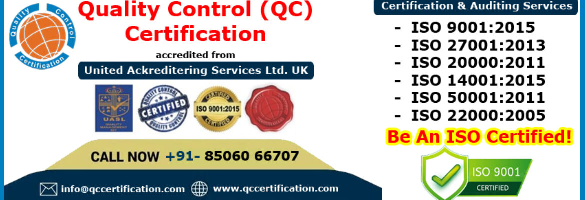 Quality Control (QC) Certification