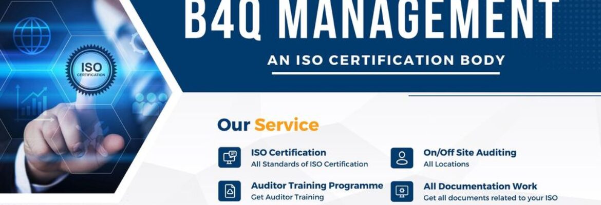 B4Q provides ISO services & Training | ISO certification